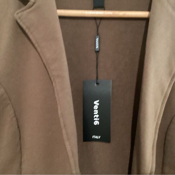 Venti6 Italy Brown blazer with stars on elbow patches - Picture 2 of 8